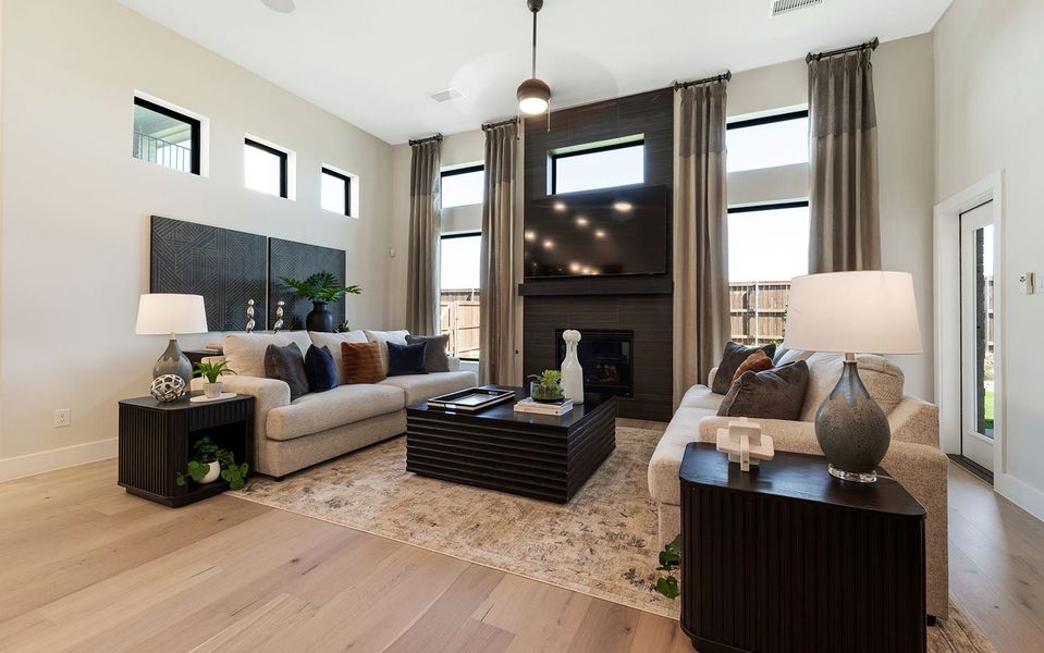 Furnished interior in a model home at Green Meadows in Celina (Image 24).