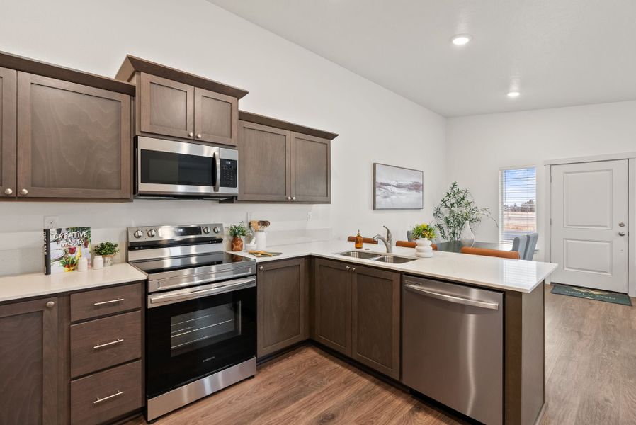 Furnished interior in a model home at Feather Ridge in Redmond (Image 47). Furnished interior in a model home at Feather Ridge in Redmond (Image 47).