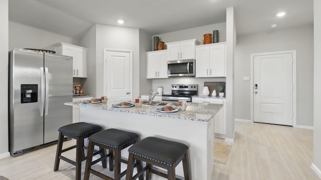 Furnished interior in a model home at Sandy Beach in Azle (Image 12). Furnished interior in a model home at Sandy Beach in Azle (Image 12).