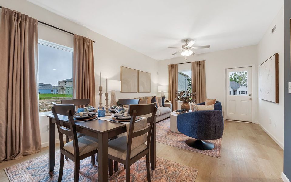 Furnished interior in a model home at Stonehenge in Manchester (Image 10).