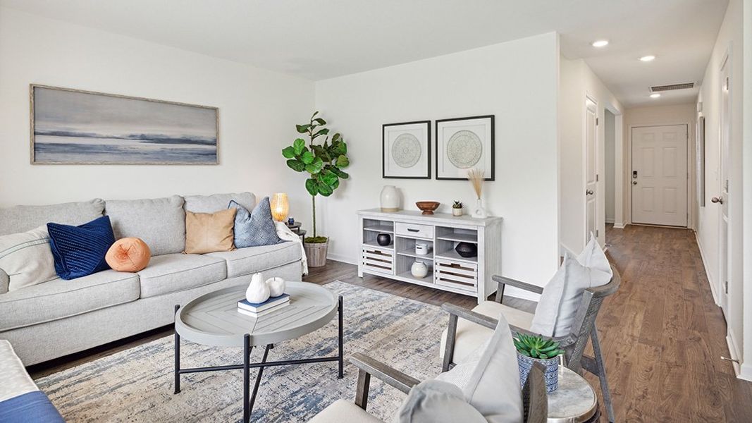 Furnished interior in a model home at Oak Hill in Vonore (Image 9).