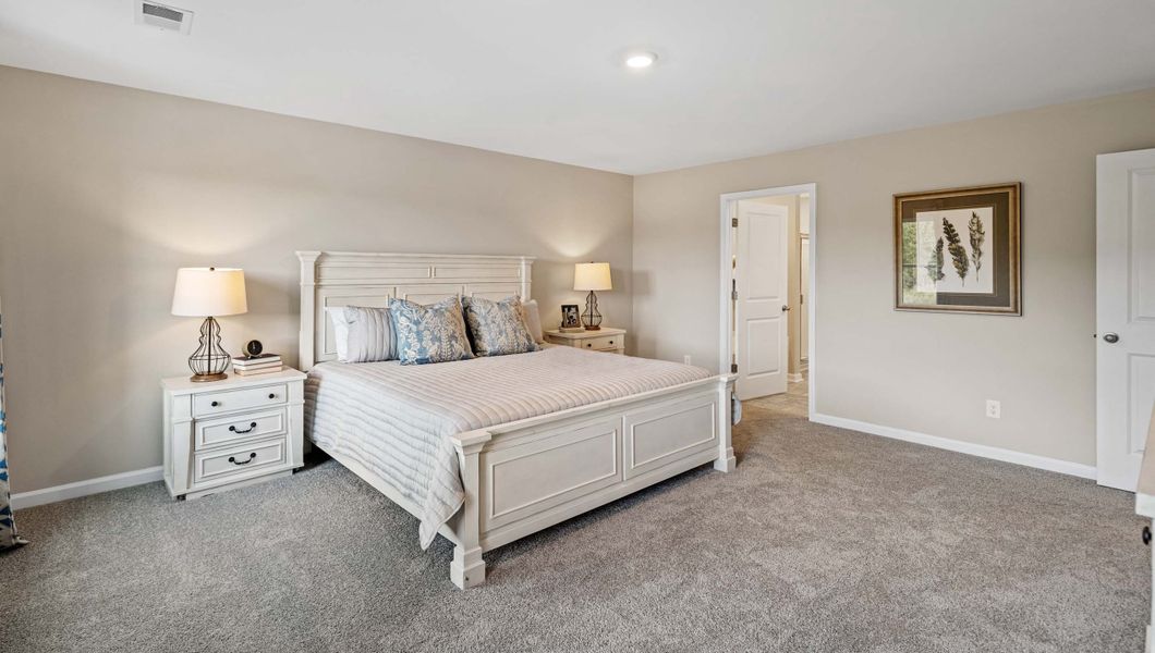 Furnished interior in a model home at Chestnut Ridge in Greenville (Image 22).