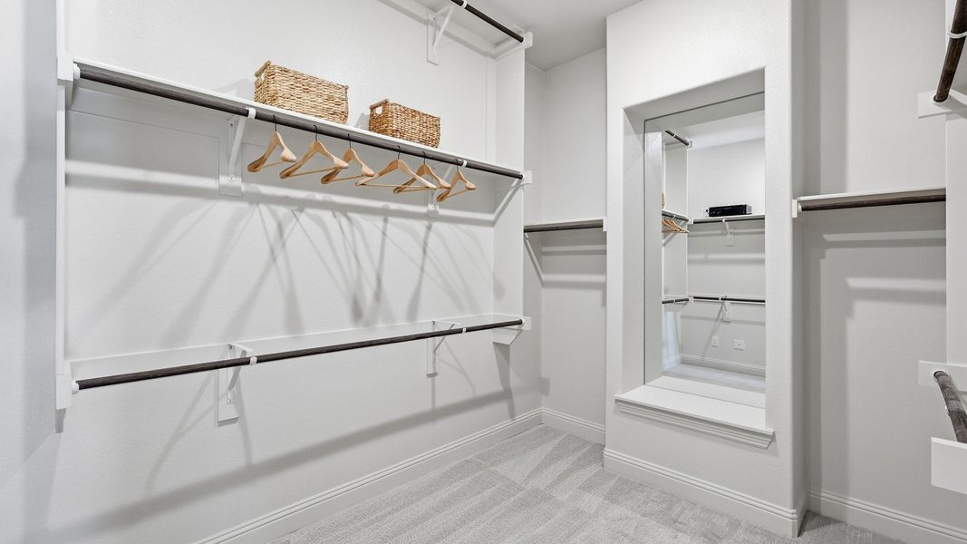 Furnished interior in a model home at Lakeshore Bluffs in Shady Shores (Image 31).