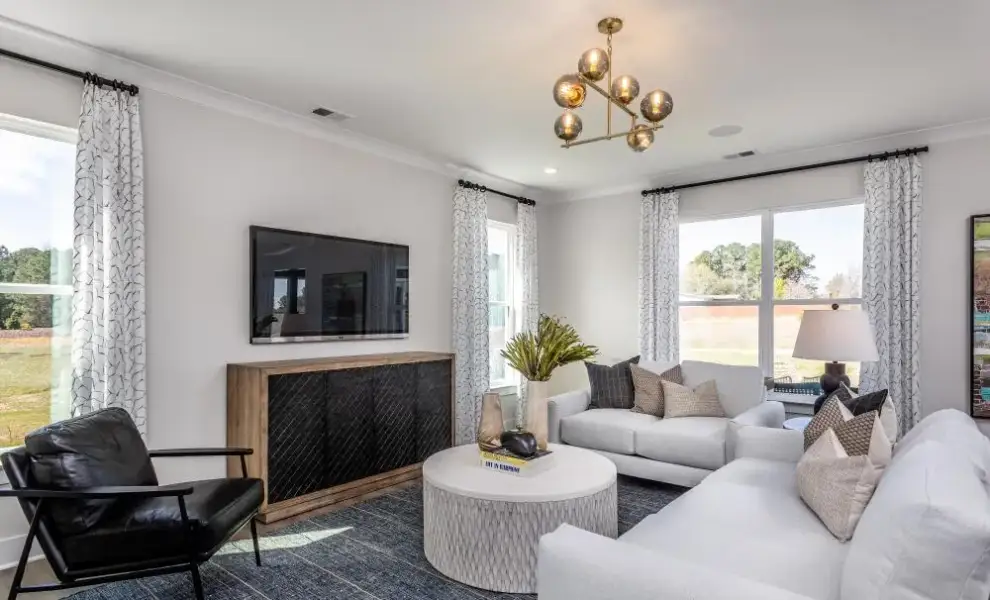 Furnished interior in a model home at Paisley Pointe in Boiling Springs (Image 22).