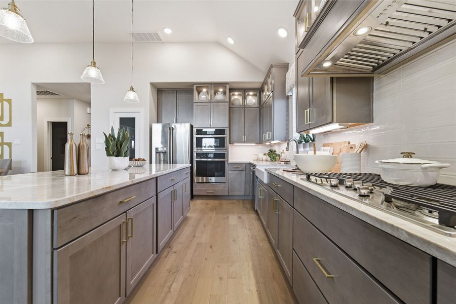 Furnished interior in a model home at Ashland in Angleton (Image 26).