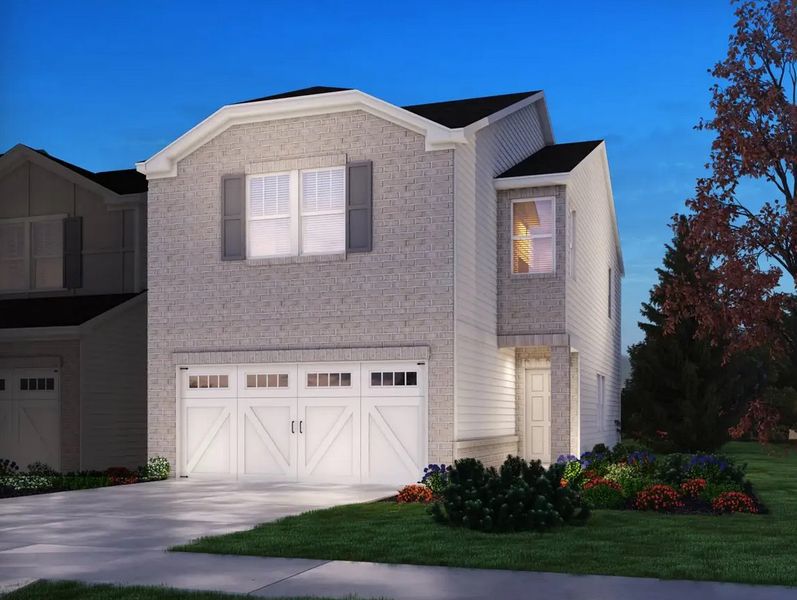 Image 2 of the The Woods at Dawson Townhomes community in Dawsonville, GA.