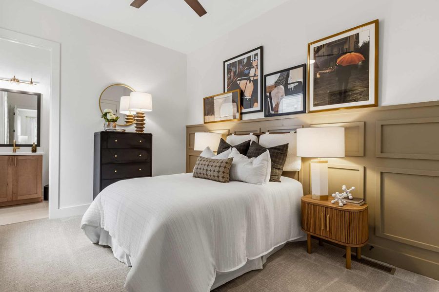 Furnished interior in a model home at Lanier Landing - Reserve Collection in Gainesville (Image 10).