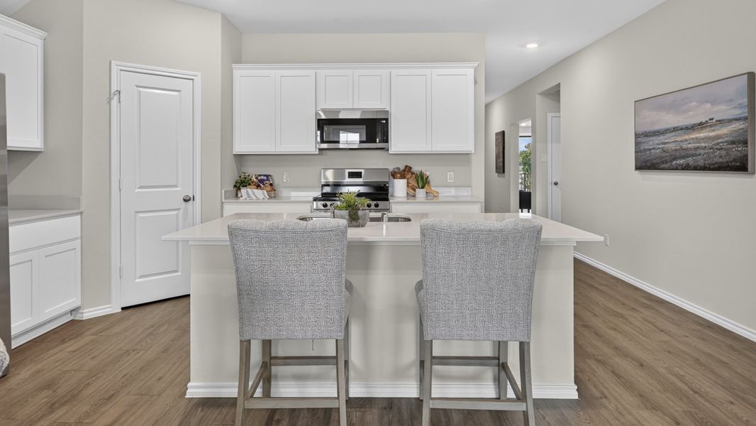 Furnished interior in a model home at Whitewing Trails in Princeton (Image 8). Furnished interior in a model home at Whitewing Trails in Princeton (Image 8).