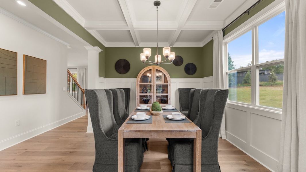 Furnished interior in a model home at Haven Abbey in Cumming (Image 10).