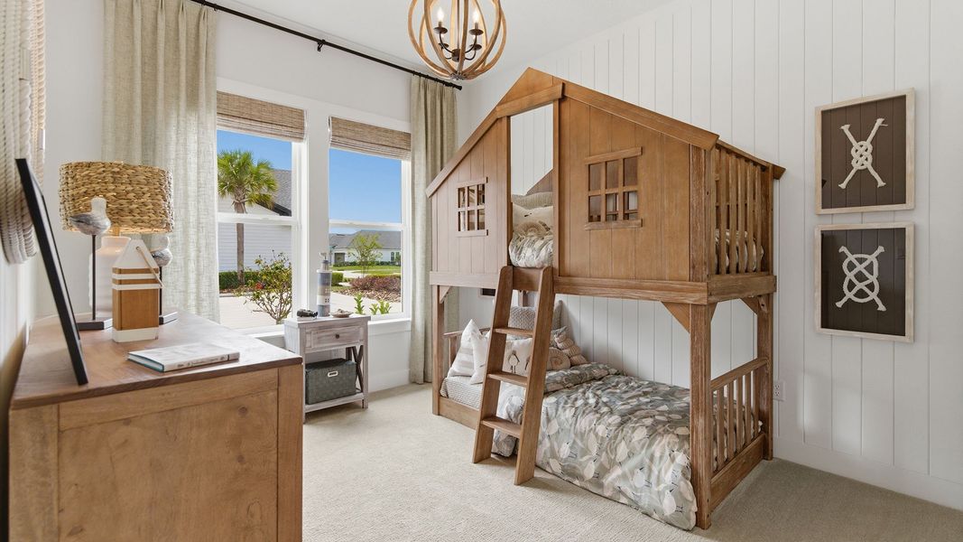 Furnished interior in a model home at Madeira 50' in St. Augustine (Image 13). Furnished interior in a model home at Madeira 50' in St. Augustine (Image 13).