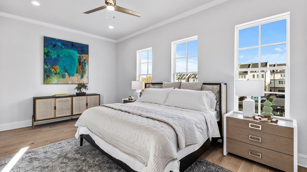 Furnished interior in a model home at Cedar Branch in Dallas (Image 9). Furnished interior in a model home at Cedar Branch in Dallas (Image 9).