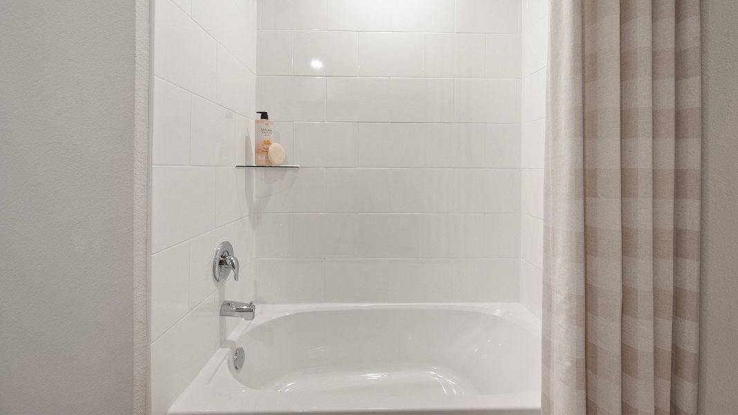 Furnished interior in a model home at Wilkins Valley in Brenham (Image 22).