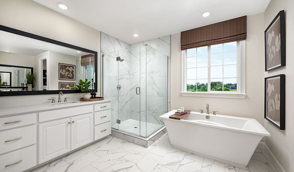 Furnished interior in a model home at Bongard Estates in Clermont (Image 17).
