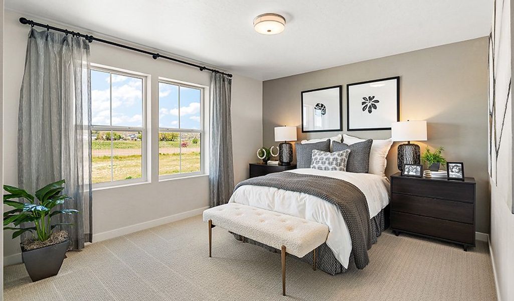 Furnished interior in a model home at Seasons at Baker Farms in Phoenix (Image 33).