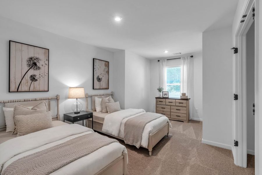 Furnished interior in a model home at The View at Groover's Lake in Lithia Springs (Image 20).