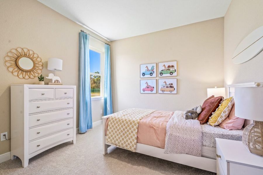 Furnished interior in a model home at North Port in North Port (Image 13).