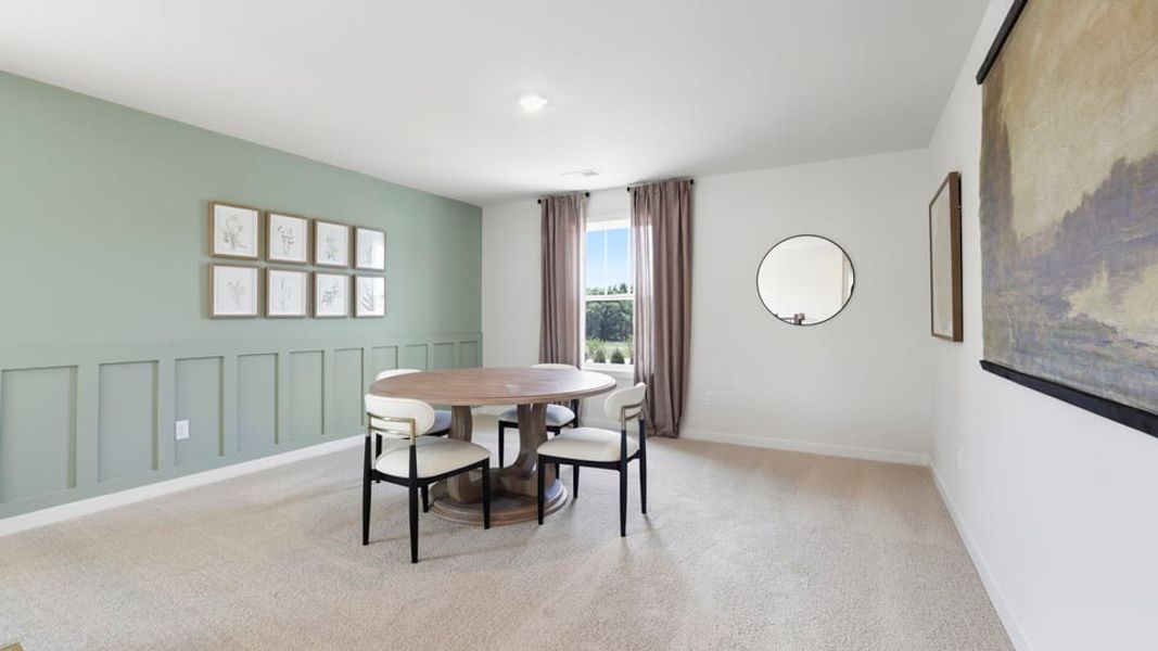 Furnished interior in a model home at Sycamore Cove in Woodruff (Image 21).