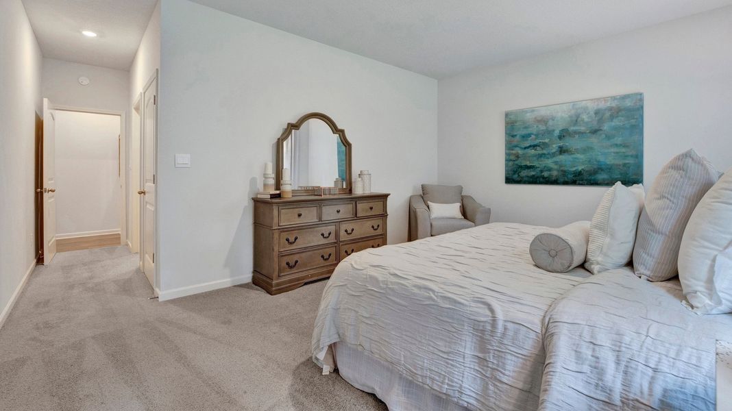 Furnished interior in a model home at Riverwood Gardens in Oakland (Image 28).
