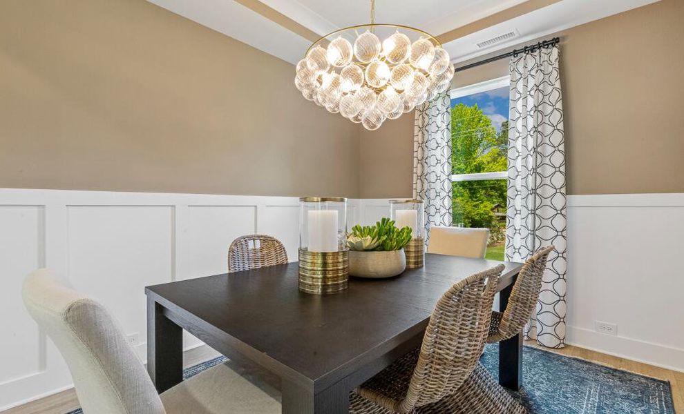 Furnished interior in a model home at Castlewood in Archer Lodge (Image 16). Furnished interior in a model home at Castlewood in Archer Lodge (Image 16).