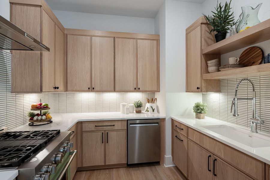 Furnished interior in a model home at Hamilton in Franklin (Image 15).