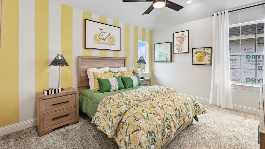 Furnished interior in a model home at Green Meadows Classic in Celina (Image 30).