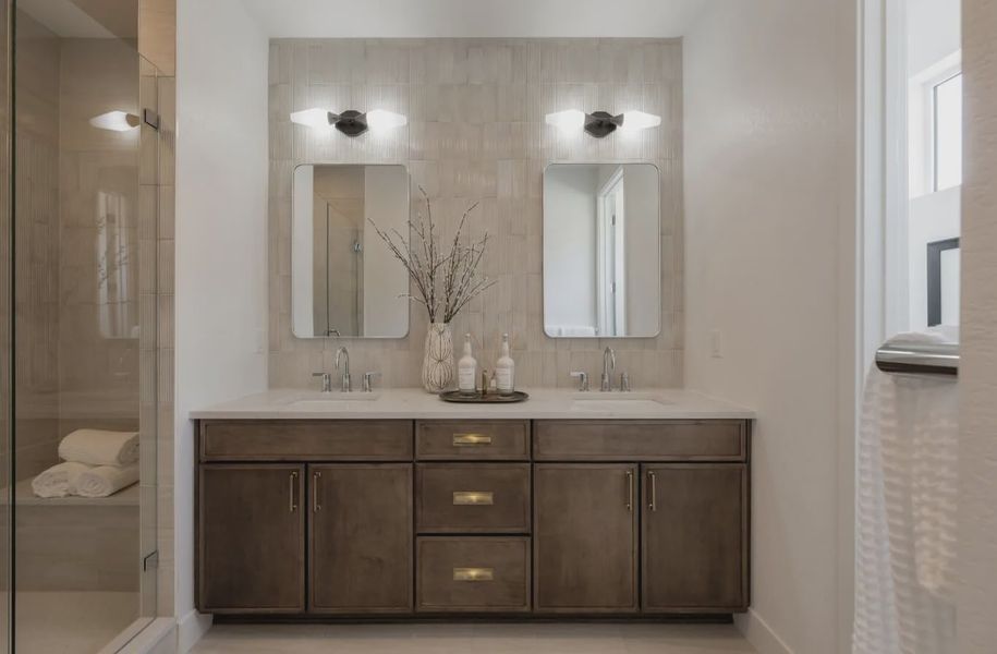 Furnished interior in a model home at Three Hills in Morrison (Image 3). Furnished interior in a model home at Three Hills in Morrison (Image 3).