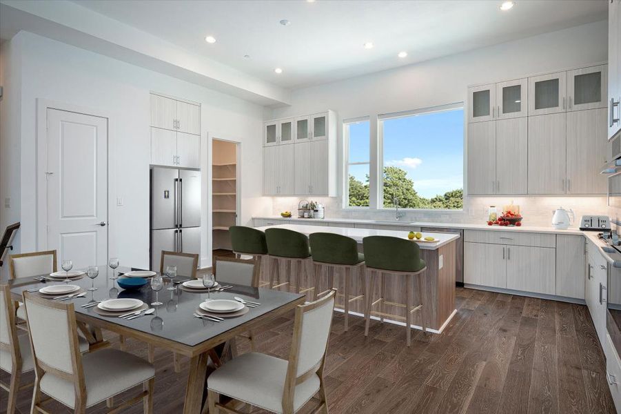 Furnished interior in a model home at Carroll Crest in Carrollton (Image 18).