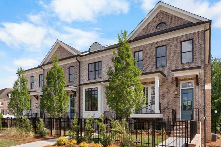 Front exterior of a home in the Byers Park community, located in Alpharetta, GA (Image 4).