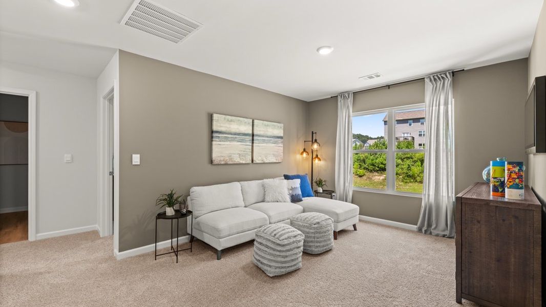 Furnished interior in a model home at Lost Creek in Dallas (Image 40).