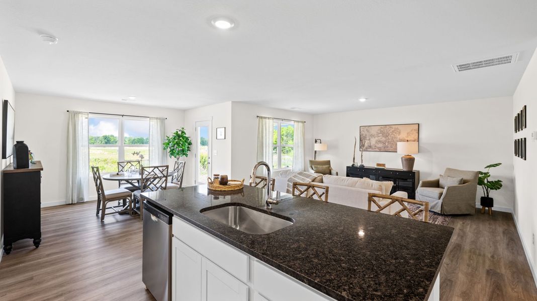 Furnished interior in a model home at Bayview at Harbor Crest in Ooltewah (Image 20).