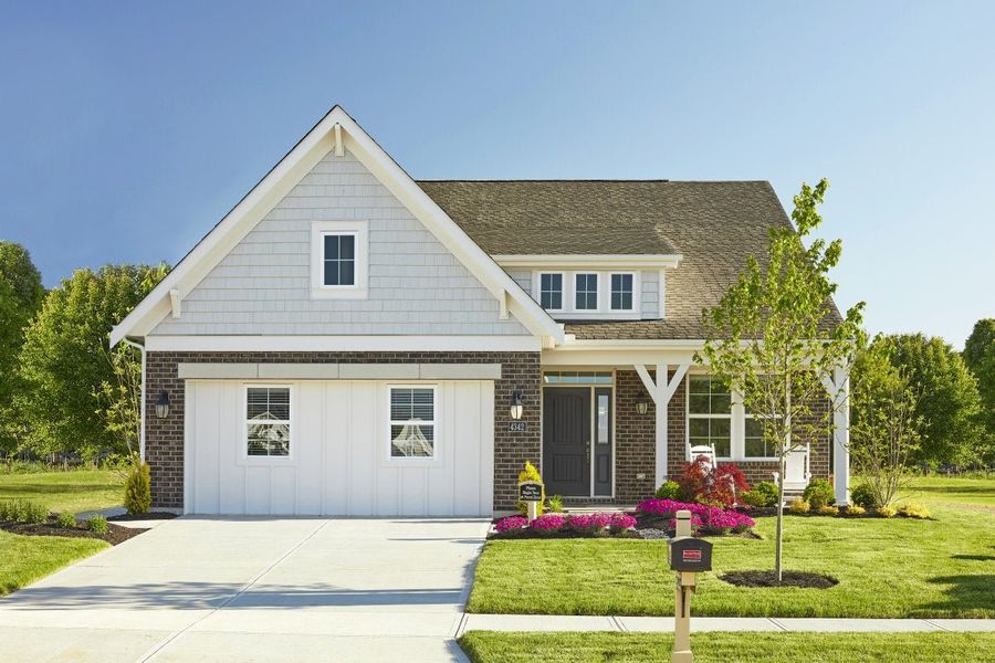 Front exterior of a home in the Easton Park community, located in Dallas, GA (Image 3).
