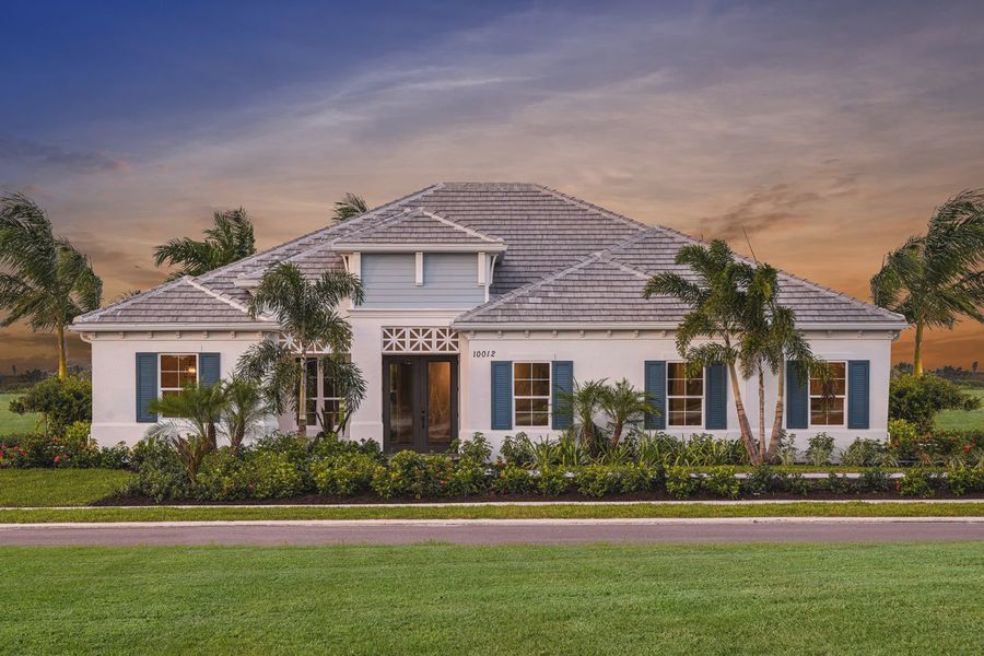 Front exterior of a home in the Grand Park community, located in Sarasota, FL (Image 16).