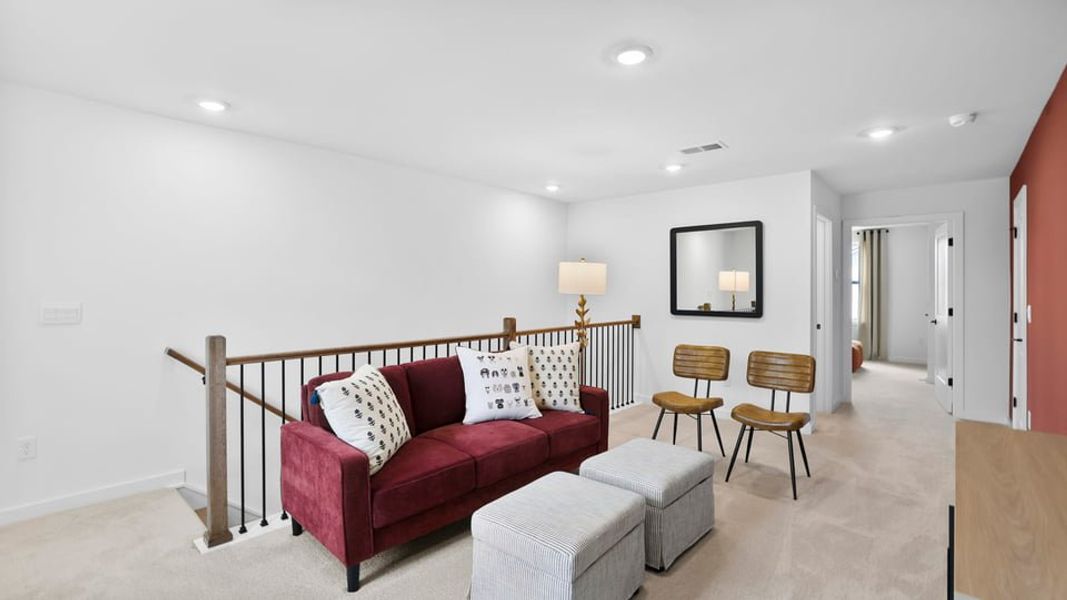 Furnished interior in a model home at Williams Ridge in Woodruff (Image 26).