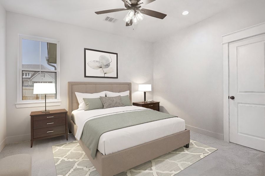 Furnished interior in a model home at Greenbrier in Bryan (Image 9). Furnished interior in a model home at Greenbrier in Bryan (Image 9).