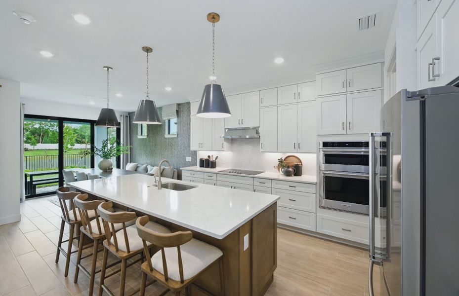 Kitchen with Large Center Island