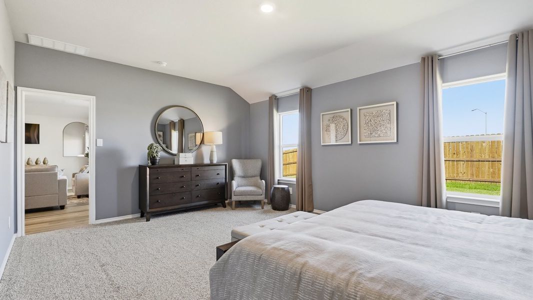 Furnished interior in a model home at Townes Landing in Fort Worth (Image 17).