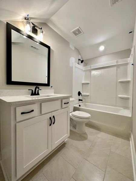 Furnished interior in a model home at Triple Park in Moreland (Image 17).