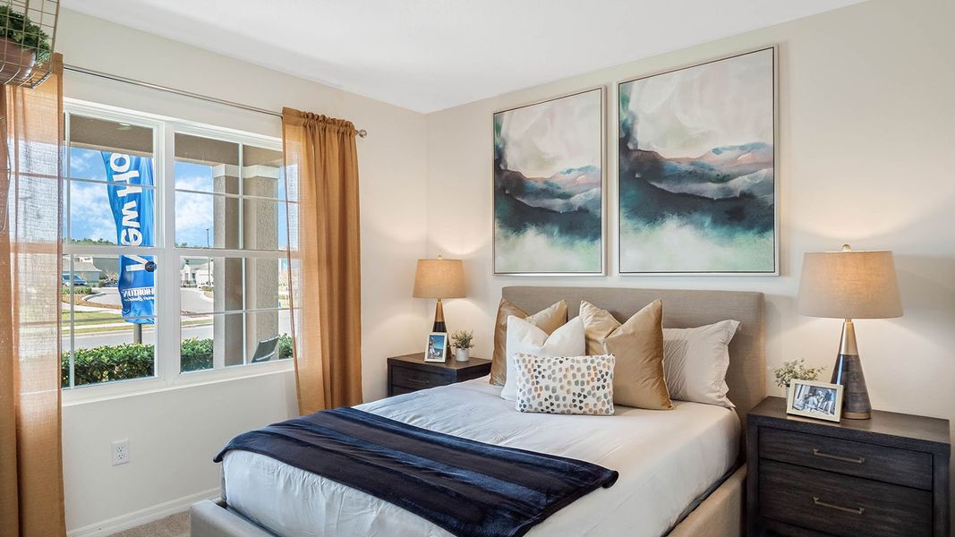 Furnished interior in a model home at Timberwalk in Mount Dora (Image 42).