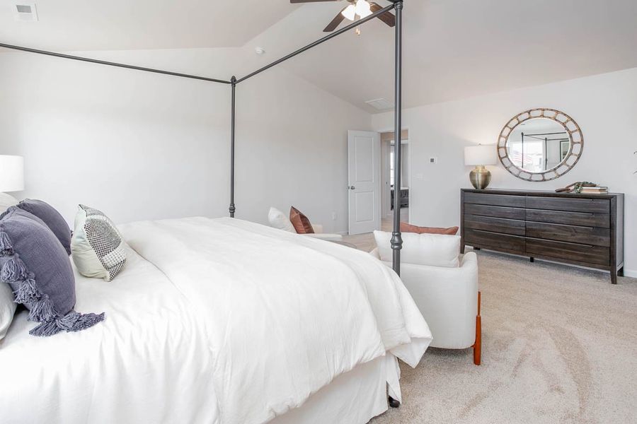 Furnished interior in a model home at Wellington in Browns Summit (Image 22).