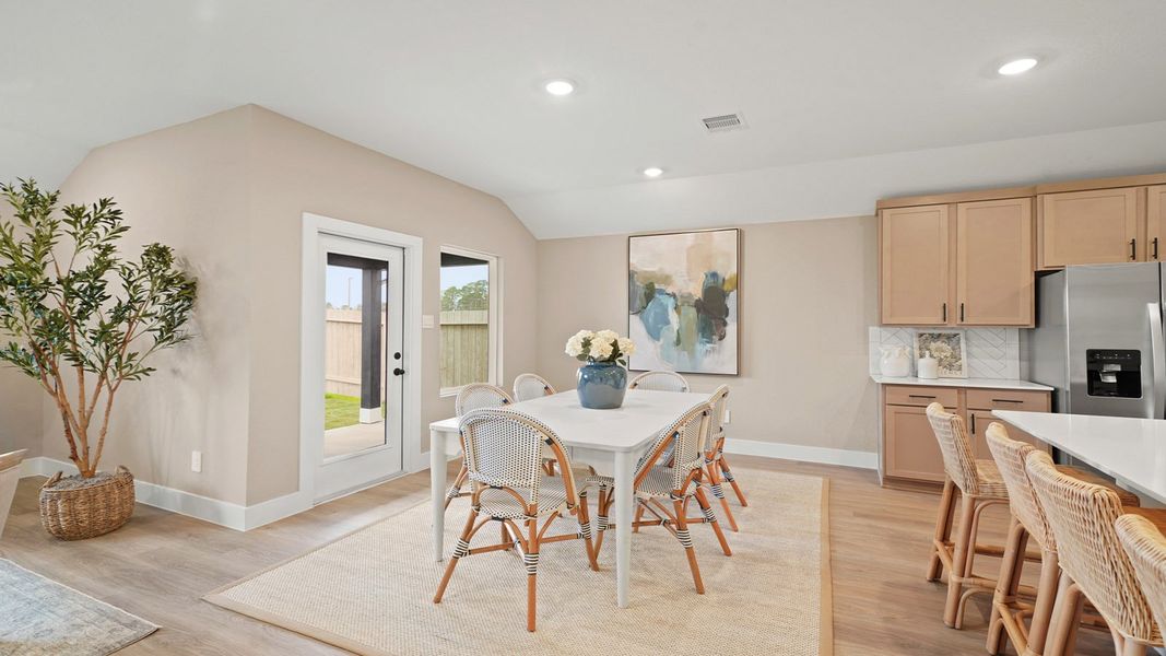 Furnished interior in a model home at Chapel Lakes in Montgomery (Image 9).