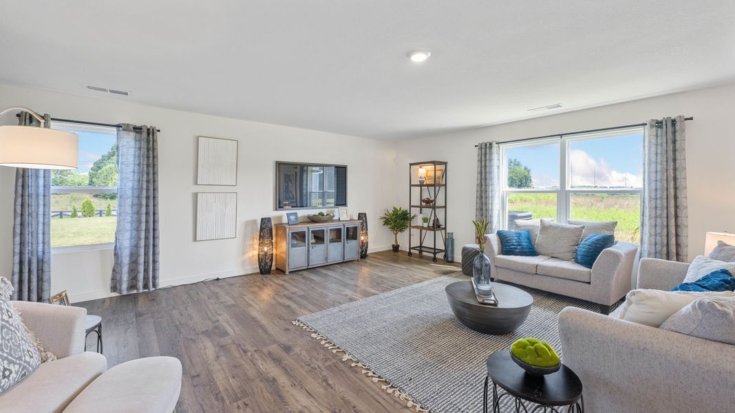 Furnished interior in a model home at Powell Meadows in Cleveland (Image 9).