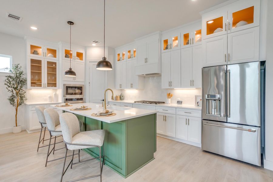 Furnished interior in a model home at Ten Mile Creek in Celina (Image 59).
