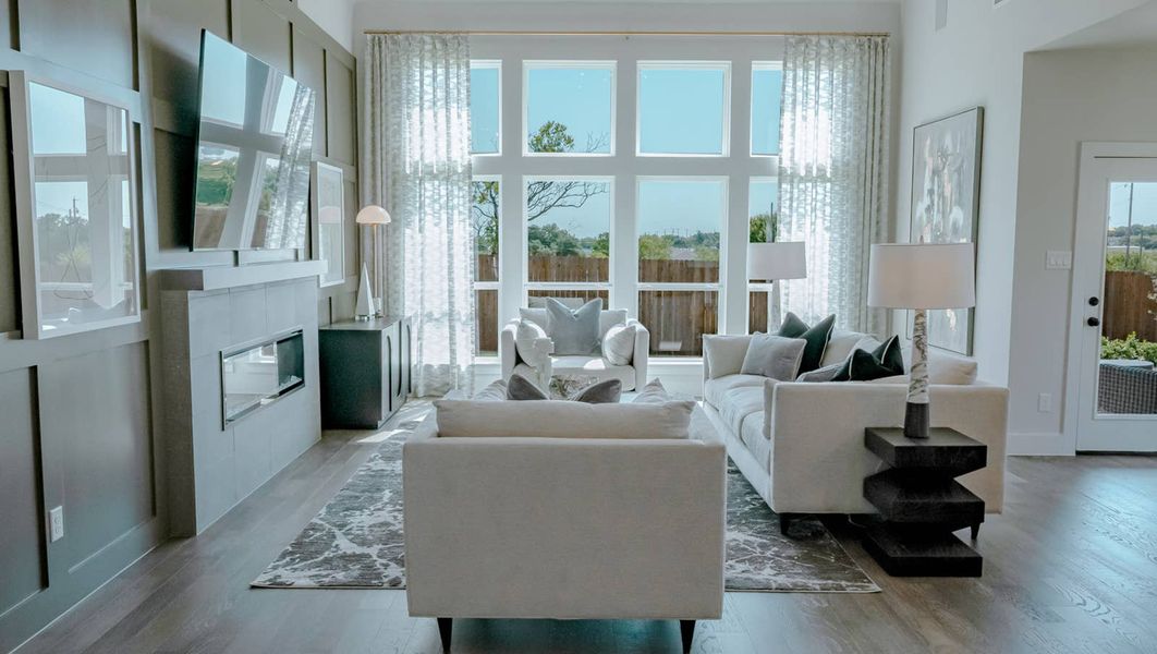 Furnished interior in a model home at Broadmoor Estates in Ovilla (Image 6).