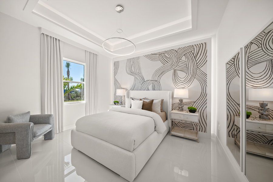 Furnished interior in a model home at Palmera at Wellen Park in Venice (Image 33).