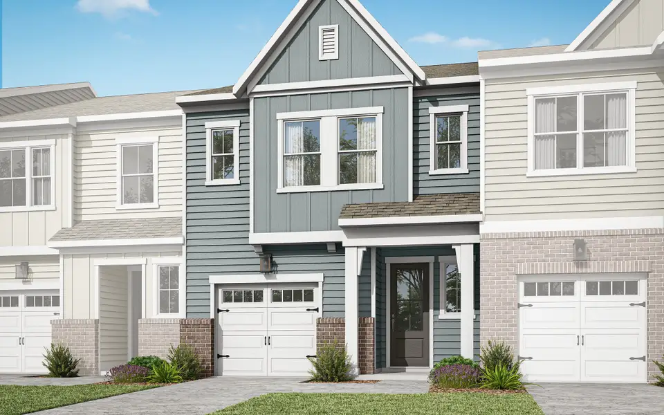 Front exterior of a home in the The Grove at Latta Park community, located in Durham, NC (Image 4).