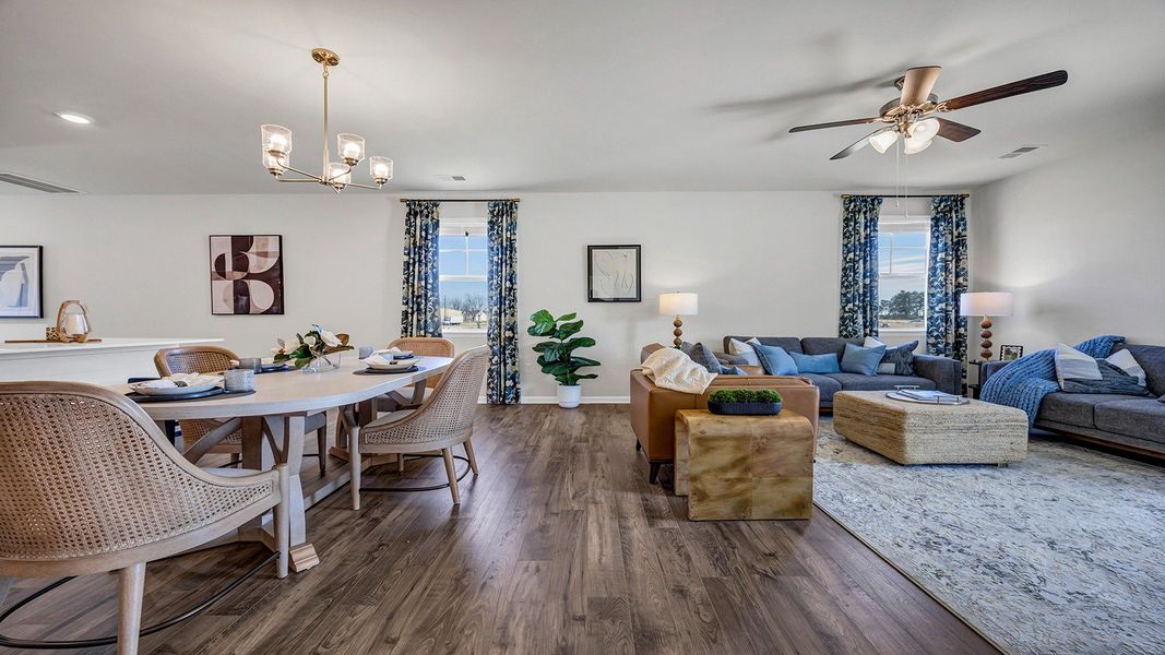 Furnished interior in a model home at Sease's Pond in Gilbert (Image 21).