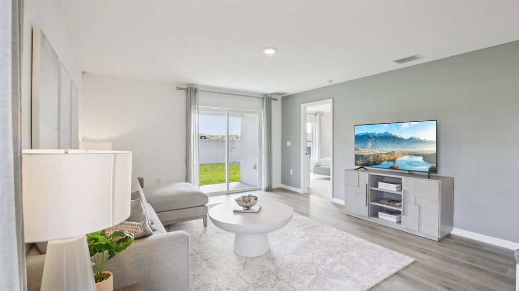 Furnished interior in a model home at Northwater at Two Rivers in Zephyrhills (Image 25). Furnished interior in a model home at Northwater at Two Rivers in Zephyrhills (Image 25).