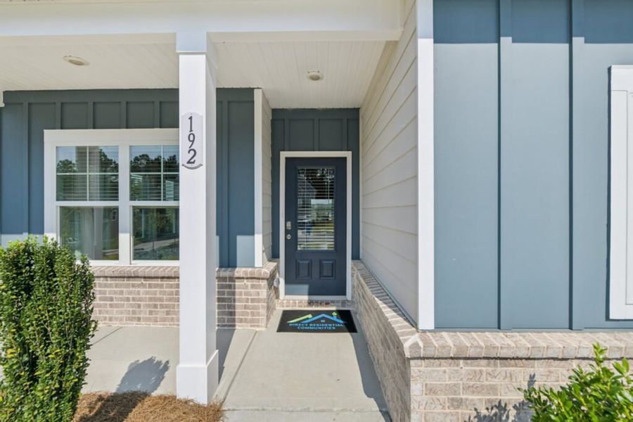 Exterior details of a home in The Hills at Cedar Creek, Winder (Image 45).