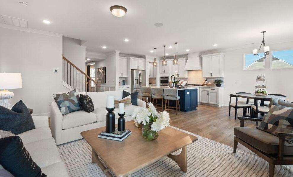 Furnished interior in a model home at Redland in Advance (Image 5).