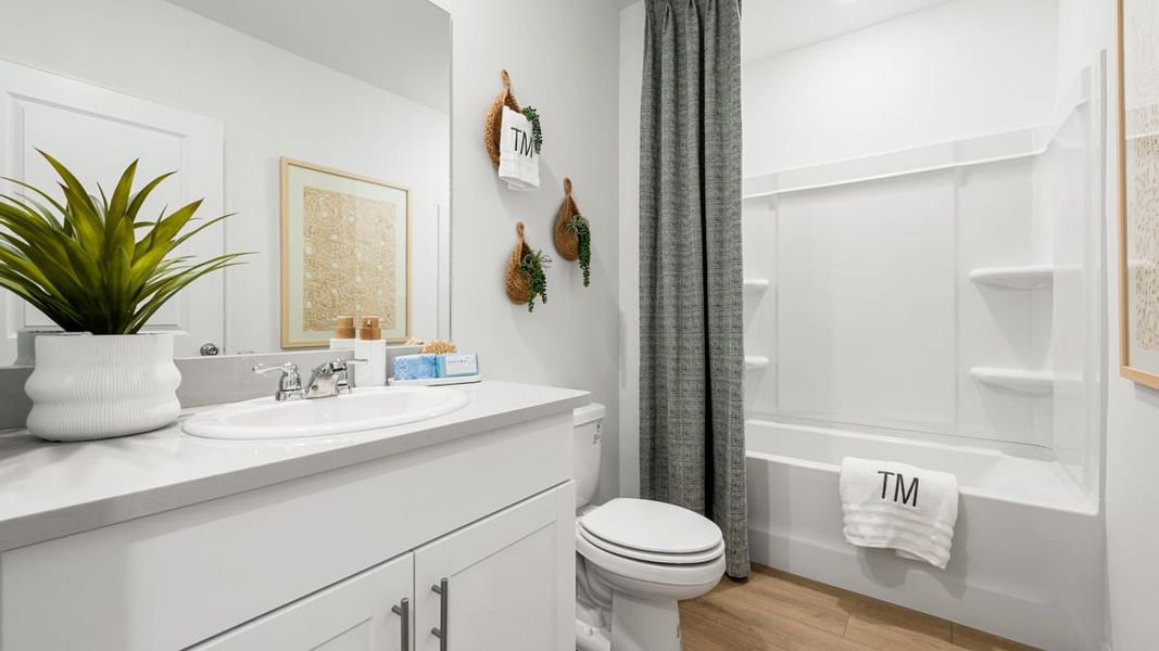 Furnished interior in a model home at Solena in North Fort Myers (Image 38).